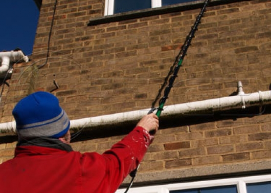 Spray Lance In Use